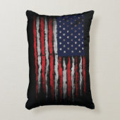 Grunge U.S.A vlag Accent Kussen (Voorkant(Verticaal))