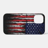 Grunge U.S.A vlag Case-Mate iPhone Case (Achterkant (horizontaal))