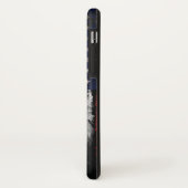 Grunge U.S.A vlag Case-Mate iPhone Case (Achterkant/links)