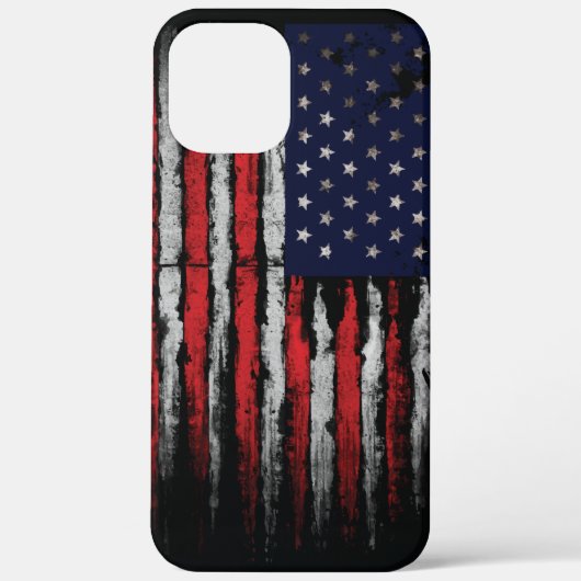 Grunge U.S.A vlag Case-Mate iPhone Case (Achterkant)