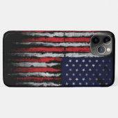 Grunge U.S.A vlag Case-Mate iPhone Case (Achterkant (horizontaal))