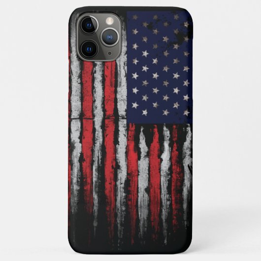 Grunge U.S.A vlag Case-Mate iPhone Case (Achterkant)