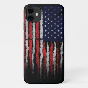Grunge U.S.A vlag Case-Mate iPhone Case