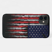 Grunge U.S.A vlag Case-Mate iPhone Case (Achterkant (horizontaal))