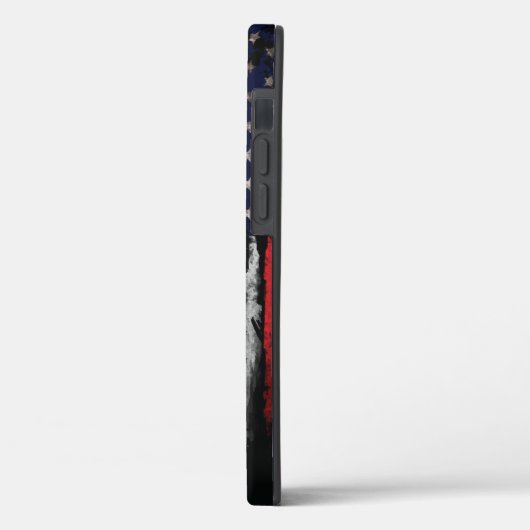 Grunge U.S.A vlag Case-Mate iPhone Case (Achterkant / Links)