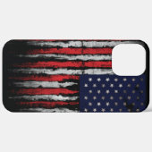 Grunge U.S.A vlag Case-Mate iPhone Case (Achterkant (horizontaal))