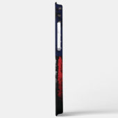 Grunge U.S.A vlag Case-Mate iPhone Case (Achterkant / Links)