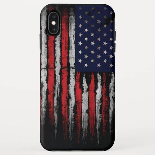 Grunge U.S.A vlag Case-Mate iPhone Case (Achterkant)