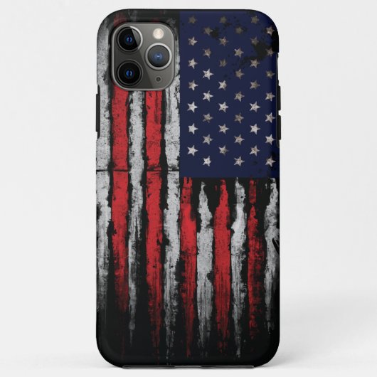 Grunge U.S.A vlag Case-Mate iPhone Case (Achterkant)