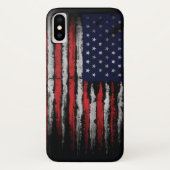 Grunge U.S.A vlag Case-Mate iPhone Case (Achterkant)