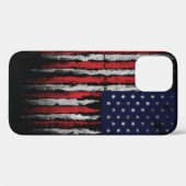 Grunge U.S.A vlag Case-Mate iPhone Case (Achterkant (horizontaal))