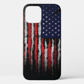 Grunge U.S.A vlag Case-Mate iPhone Case (Achterkant)