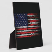 Grunge U.S.A vlag Fotoplaat (Zijkant)