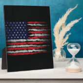 Grunge U.S.A vlag Fotoplaat (Zijkant)
