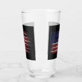 Grunge U.S.A vlag Glas (Rechts)