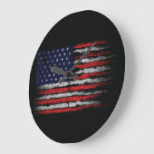 Grunge U.S.A vlag Grote Klok (Hoek)
