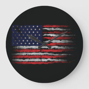 Grunge U.S.A vlag Grote Klok