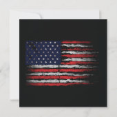 Grunge U.S.A vlag Kaart (Achterkant)