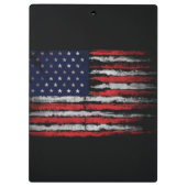 Grunge U.S.A vlag Klembord (Achterkant)