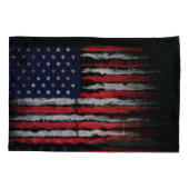 Grunge U.S.A vlag Kussensloop (Achterkant)
