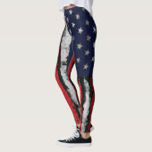 Grunge U.S.A vlag Leggings (Links)