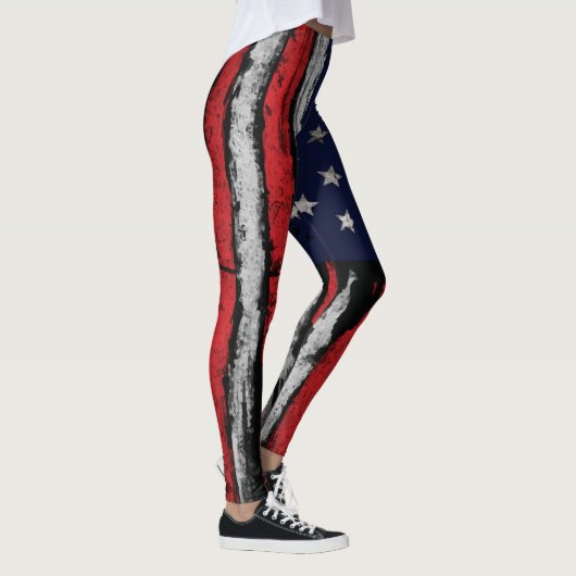 Grunge U.S.A vlag Leggings (Rechts)
