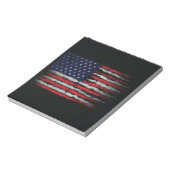 Grunge U.S.A vlag Notitieblok (Linkerzijde)