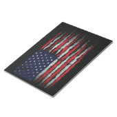 Grunge U.S.A vlag Notitieblok (Schuin)