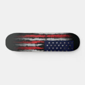 Grunge U.S.A vlag Persoonlijk Skateboard (Horizontaal)
