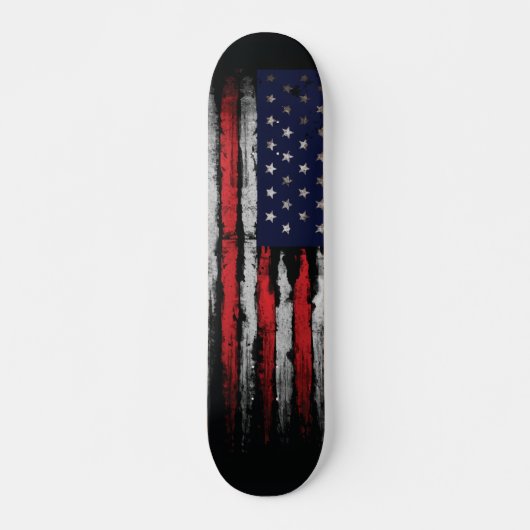 Grunge U.S.A vlag Persoonlijk Skateboard (Voorkant)