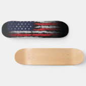 Grunge U.S.A vlag Persoonlijk Skateboard (Horizontaal)