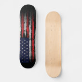Grunge U.S.A vlag Persoonlijk Skateboard (Voorkant)