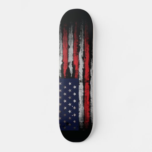 Grunge U.S.A vlag Persoonlijk Skateboard (Voorkant)