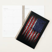Grunge U.S.A vlag Planner (Display)