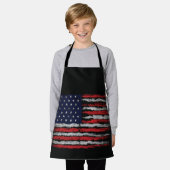 Grunge U.S.A vlag Schort (Gedragen)