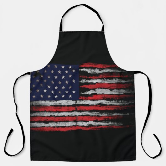 Grunge U.S.A vlag Schort (Voorkant)