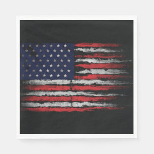 Grunge U.S.A vlag Servet
