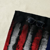 Grunge U.S.A vlag Strandlaken (In situ)