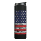 Grunge U.S.A vlag Thermosbeker (Gedraaid links)