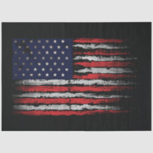 Grunge U.S.A vlag Tissuepapier
