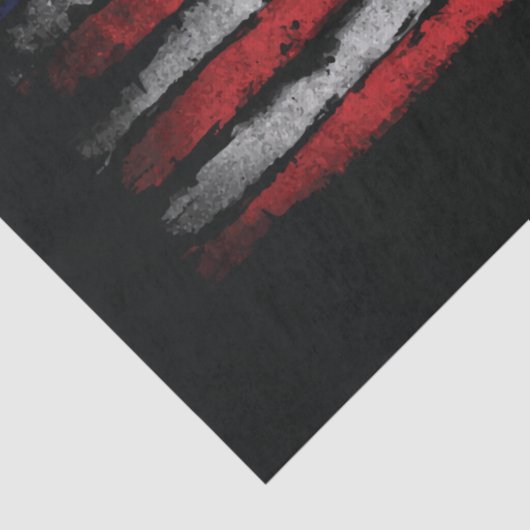 Grunge U.S.A vlag Tissuepapier (Detail)