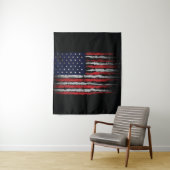 Grunge U.S.A vlag Wandkleed (In situ)