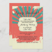  Grunge-uitnodiging Kaart (Voorkant / Achterkant)