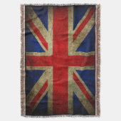  Grunge UK Flag Throw Blankets Blankets Deken (Voorkant Verticaal)