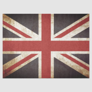Grunge UK Flag Union Jack Tissue Paper Tissuepapier