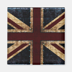 grunge UK vlag magnet