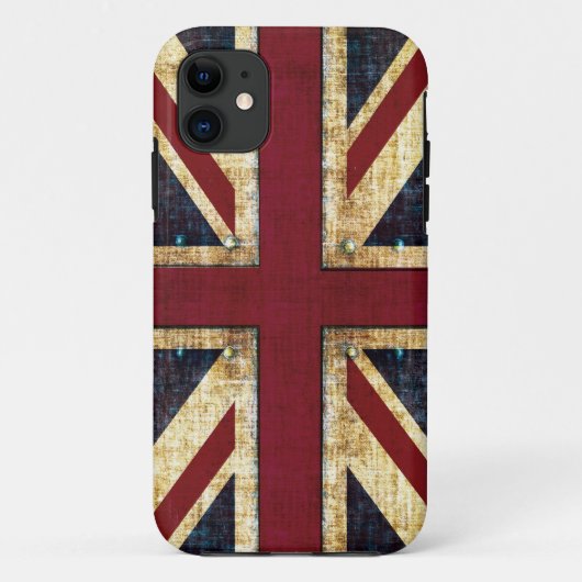 Grunge Union Jack Case-Mate iPhone Case (Achterkant)
