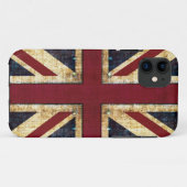 Grunge Union Jack Case-Mate iPhone Case (Achterkant (horizontaal))