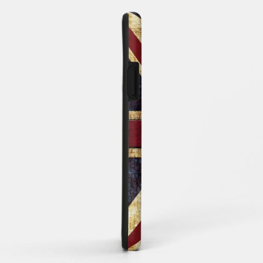 Grunge Union Jack Case-Mate iPhone Case (Achterkant/rechts)