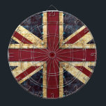 Grunge Union Jack Dartbord<br><div class="desc">Grunge-aansluiting</div>